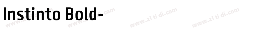 Instinto Bold字体转换